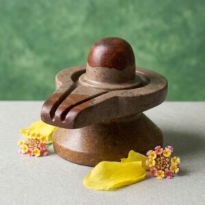 Akhand Shivling Natural Origanal Narmada Stone Shivling Narmadeshwar 4 X 4 Inch Shivling For Worship At Home Idil For Home To Lord Shiva Size 4 X 4