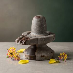 Akhand Shivling Natural Origanal Narmada Stone Shivling Narmadeshwar 4 X 4 Inch Shivling For Worship At Home Idil For Home To Lord Shiva Size 4 X 4