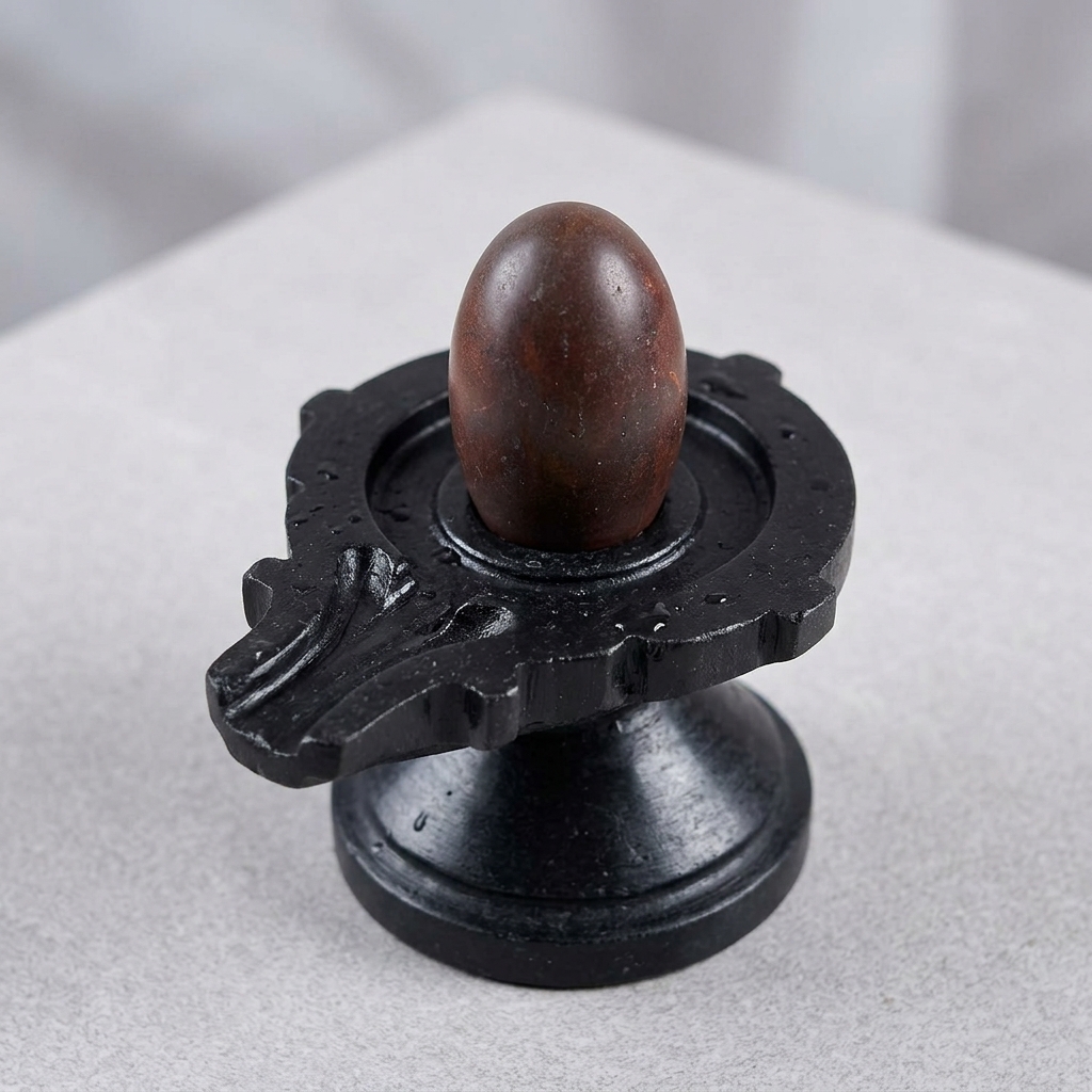 Antique Narmada Shiva Lingam - Image 7