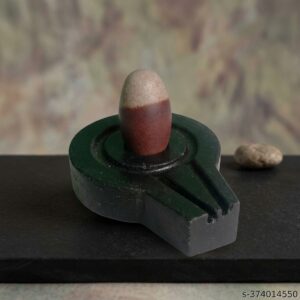 Narmadeshwar Narmada Stone Bana Lingam Specific Design 1 5 Inch Shivling 3 Inch Jaladhari For Worship At Home Temple Puja 108 Size 1 5 X 3