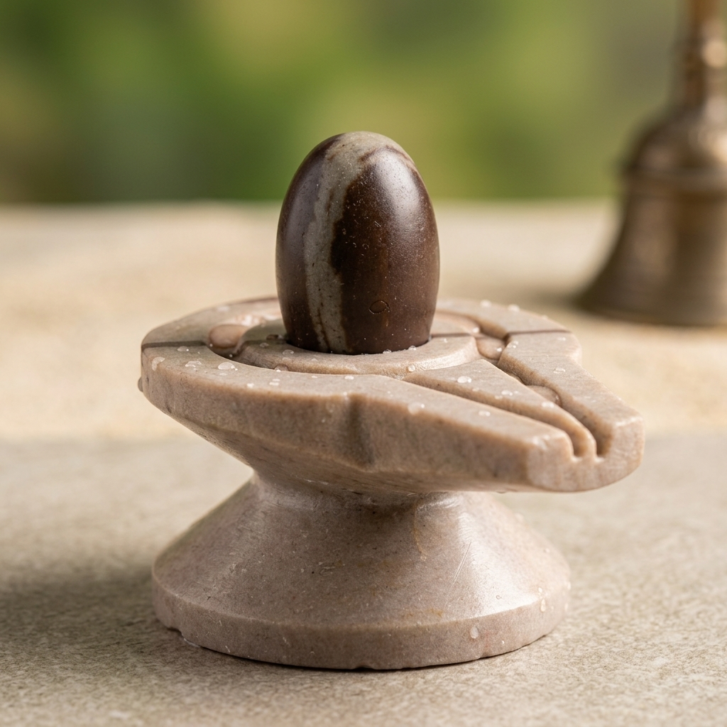 Narmada Shivling With Narmadeshwar Jaladhari - Image 3