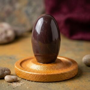 Narmadeshwar Narmada Handicraft Stone Shivling Puratan Madhu Mahakal Shivling Size 2 Inch