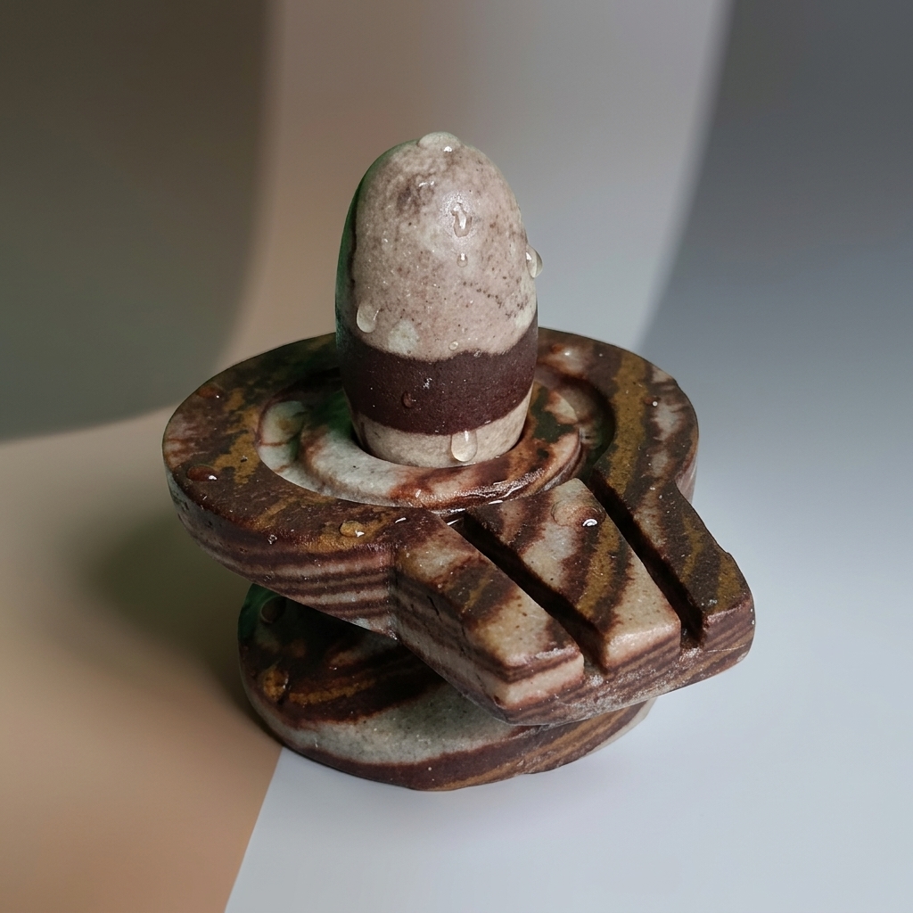 Narmada Shivling With Narmadeshwar Jaladhari - Image 6