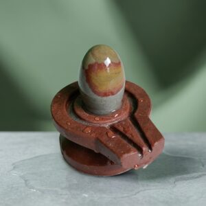 2 Inches Narmadeshwar Shivling With Narmada Stone Jaladhari