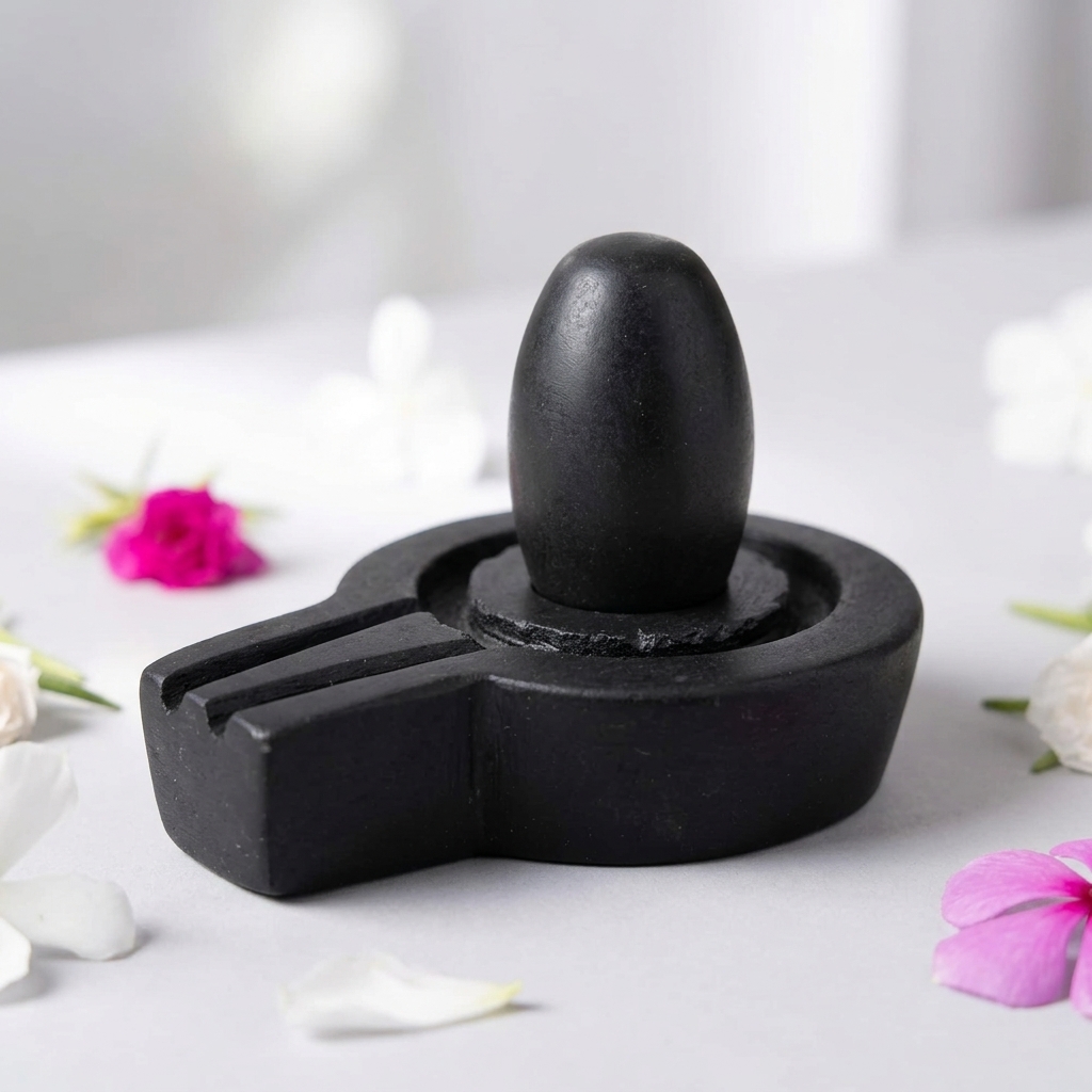 100 Natural Origanal Narmada Stone Bana Narmadeshewar Black Shivling Damru Jaladhari Energetic Stone Power Sourse Of Lord Shiva Size 2 X 4