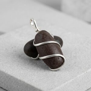 Shivam Vastu Kala Narmada Shivling Energised Pendant Narmadeshwar Shiv Lingam Locket Stone Pendant Pendulam For Men Women