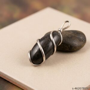 Shivam Vastu Kala Narmada Shivling Energised Pendant Narmadeshwar Shiv Lingam Locket Stone Pendant Pendulam For Men Women