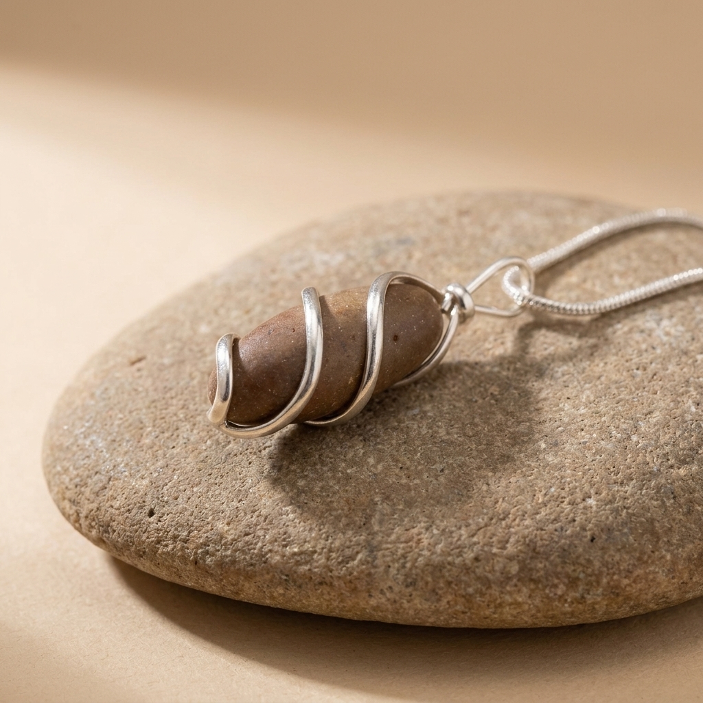 Tantrik Narmada Stone Pendant - Image 3