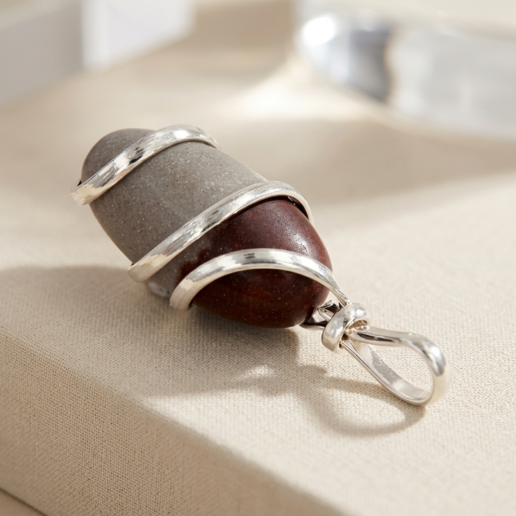 Tantrik Narmada Stone Pendant - Image 4