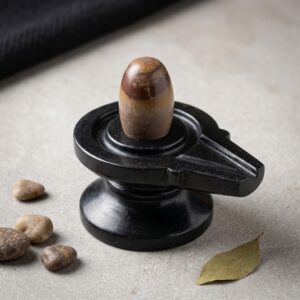Antique And Unique Narmadeshwar Narmada Stone Shivling Damru Jaladhari Size 2 X 4
