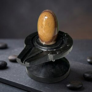 Antique And Unique Narmadeshwar Narmada Stone Shivling Damru Jaladhari Size 2 X 4