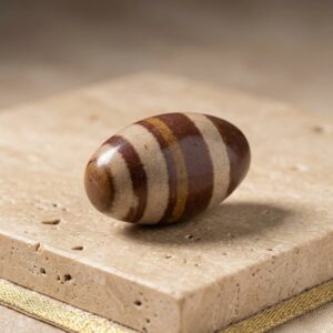 2 Inch Narmadeshwar Shivling Narmada Shiva Lingam Banalinga Shiva Lingam For Pooja Small Shivling For Home Worship Puja Articles Lingam For Meditation Prayer Narmada Shivling