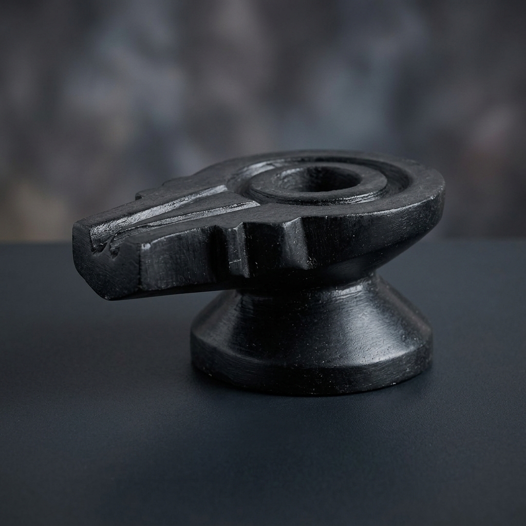 Original Narmada Stone Black Jaladhari Yoni Base Lingam Holder Panapitham Shivling Base Pitha Stand For Home Puja 3 Inch