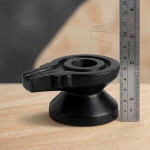 Original Narmada Stone Black Dmaru Jaladhari Goripitham Base Hastakamal Jaladhari Yoni Base Lingam Holder Panapitham Shivling Base Pitha Stand For Home Puja 3 Inch