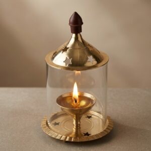 Brass Akhand Diya Akhand Jyot Lighten Up Your Space With Spirituality For Diwali Navratri Gift Combo Pack Of 1