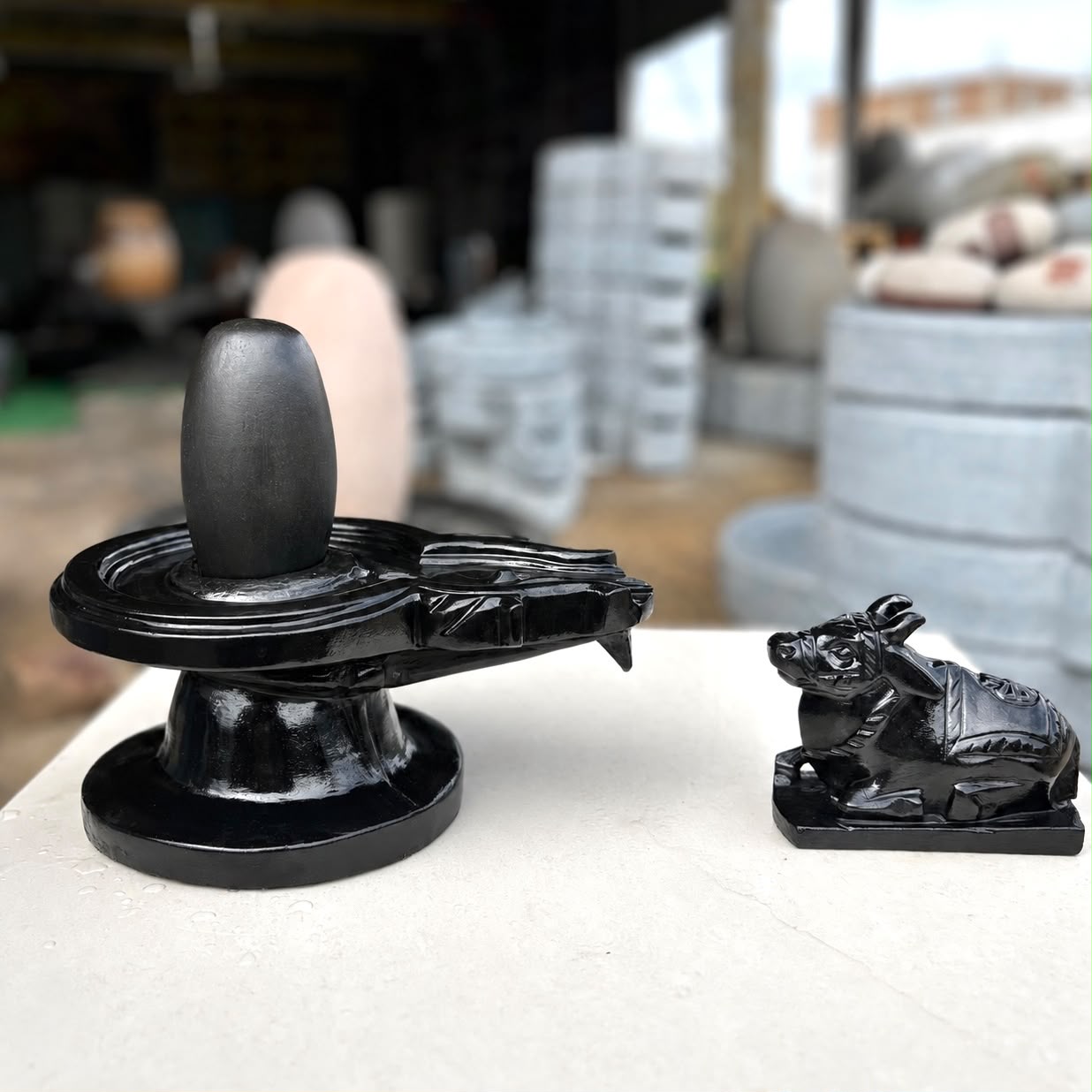 6 Inch Shivling set