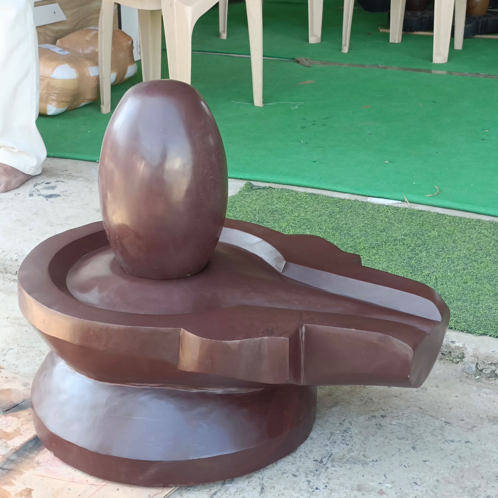 Narmda Shivling with Narmda Base